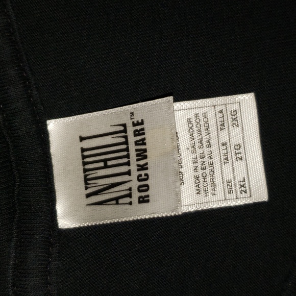 Anthill Rockware Pink Floyd Stitched On Triangle Tshirt Size 2XL Black - Picture 4 of 5